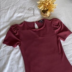 NWOT Puff Sleeved Shirt